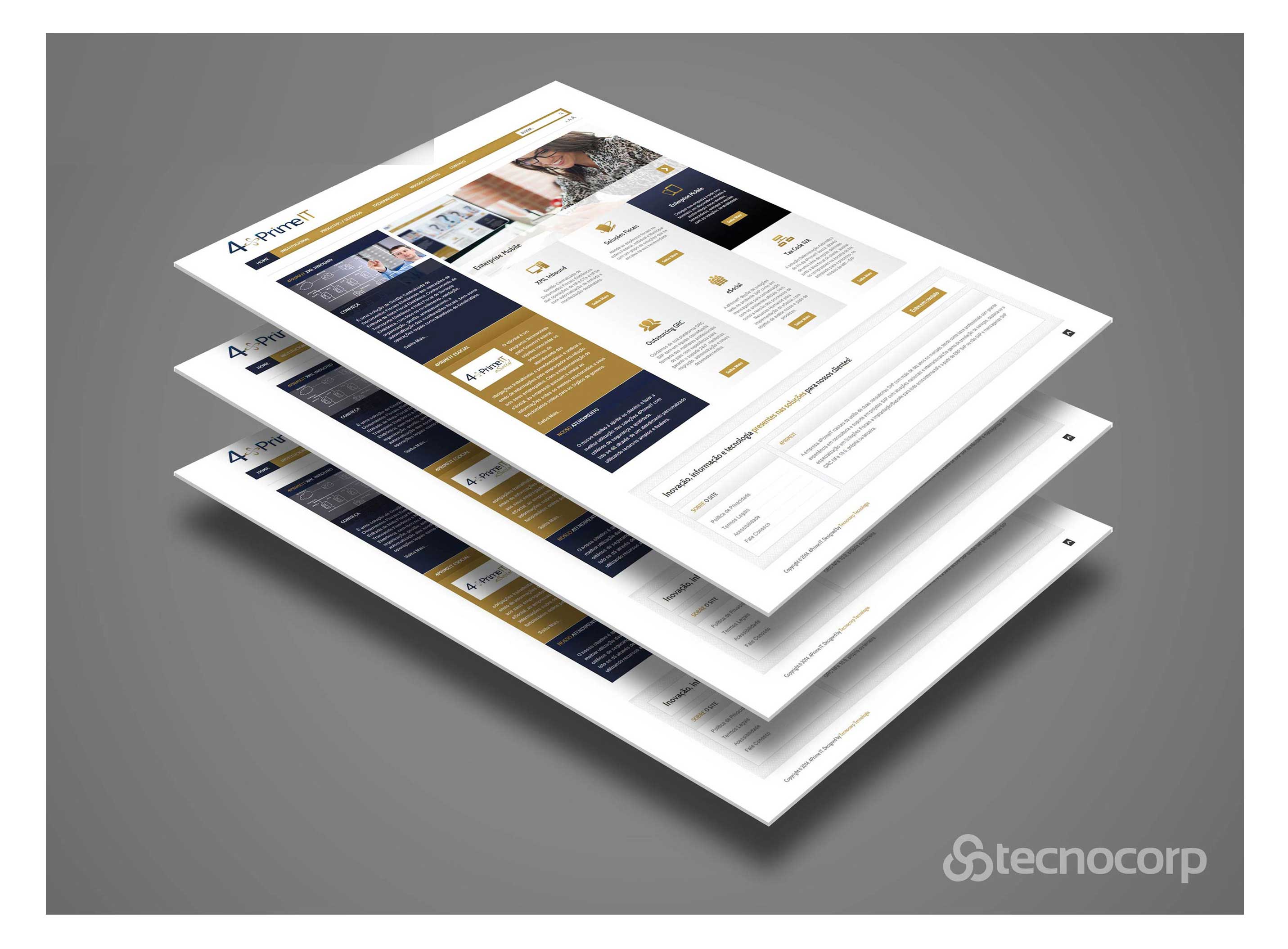 Site 4Prime IT - Criação e Desenvolvimento